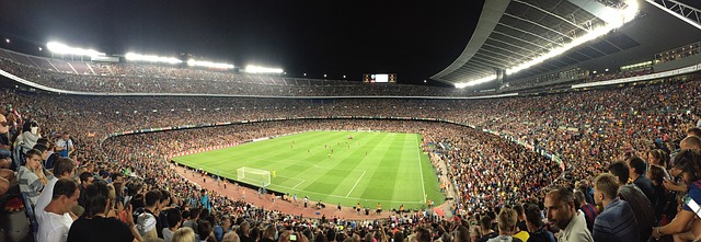 Le mythique stade du Camp Nou du Fc Barcelone