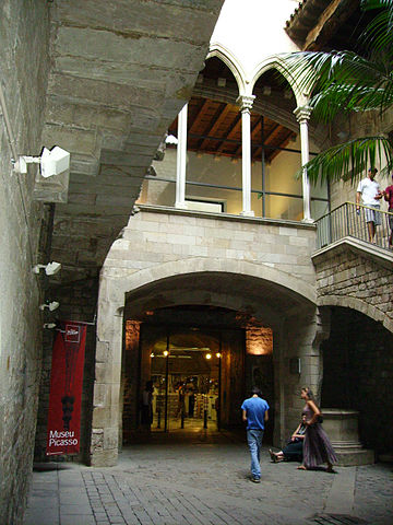 Entrée du musée Picasso de Barcelone