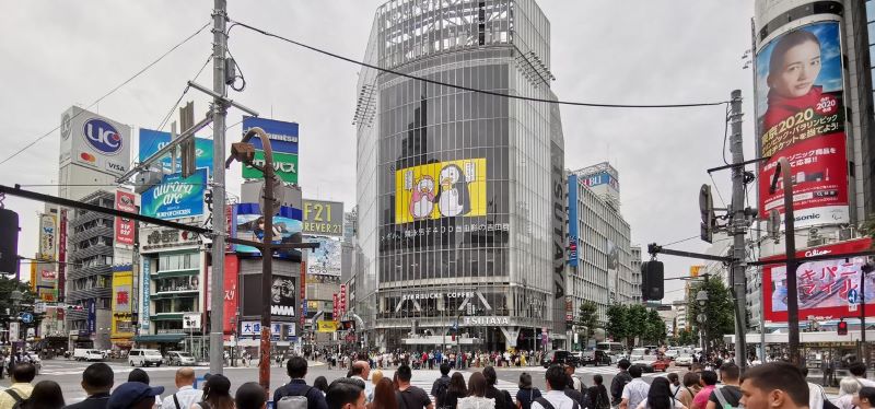 Carrefour de Shibuya, le plus important passage pieton du monde
