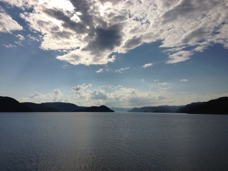 Photo du fjord du Saguenay au Québec
