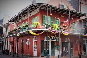 Maison colorée du Vieux Carré à la Nouvelle-Orléans