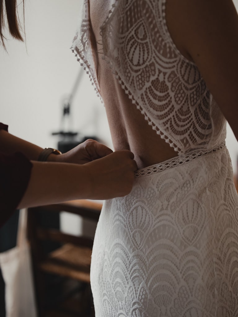 essayage robe de mariee
