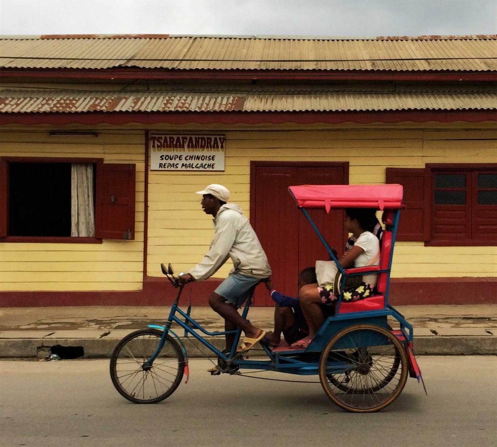 Cyclo-pousse Moramanga Madagascar