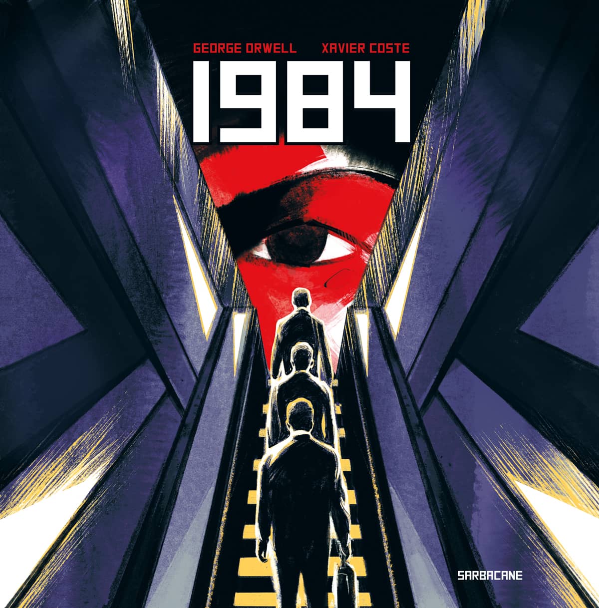 Couverture du roman d'anticipation 1984 repris en BD par Xavier Coste