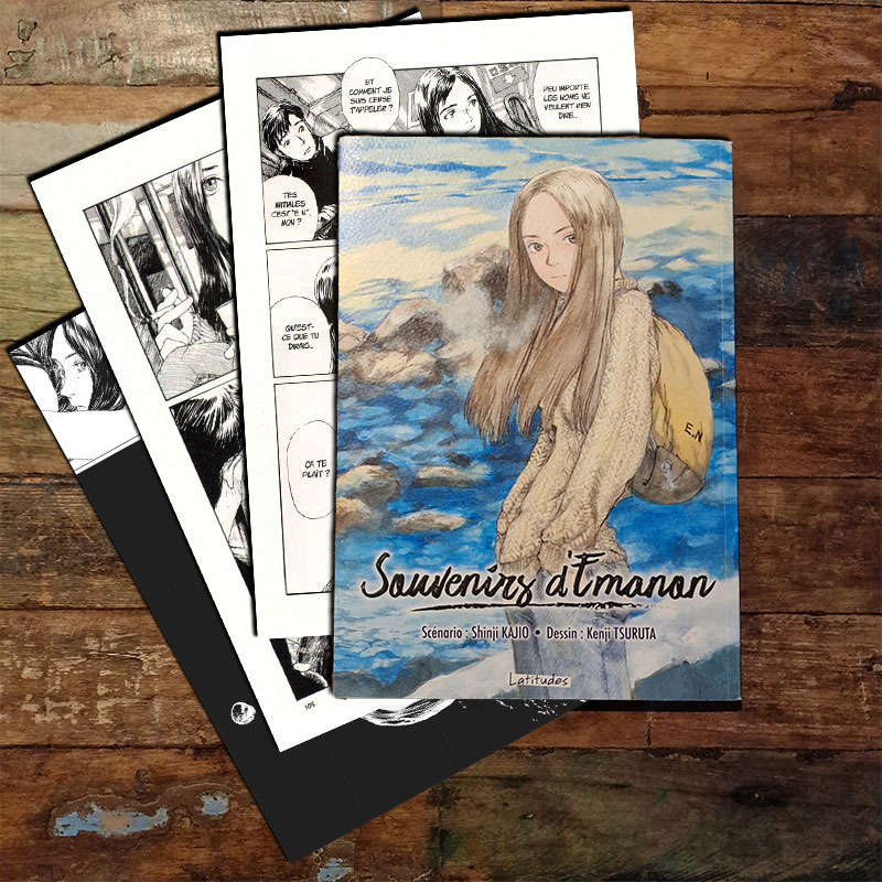 couverture du manga Souvenirs d'Emanon et quelques pages