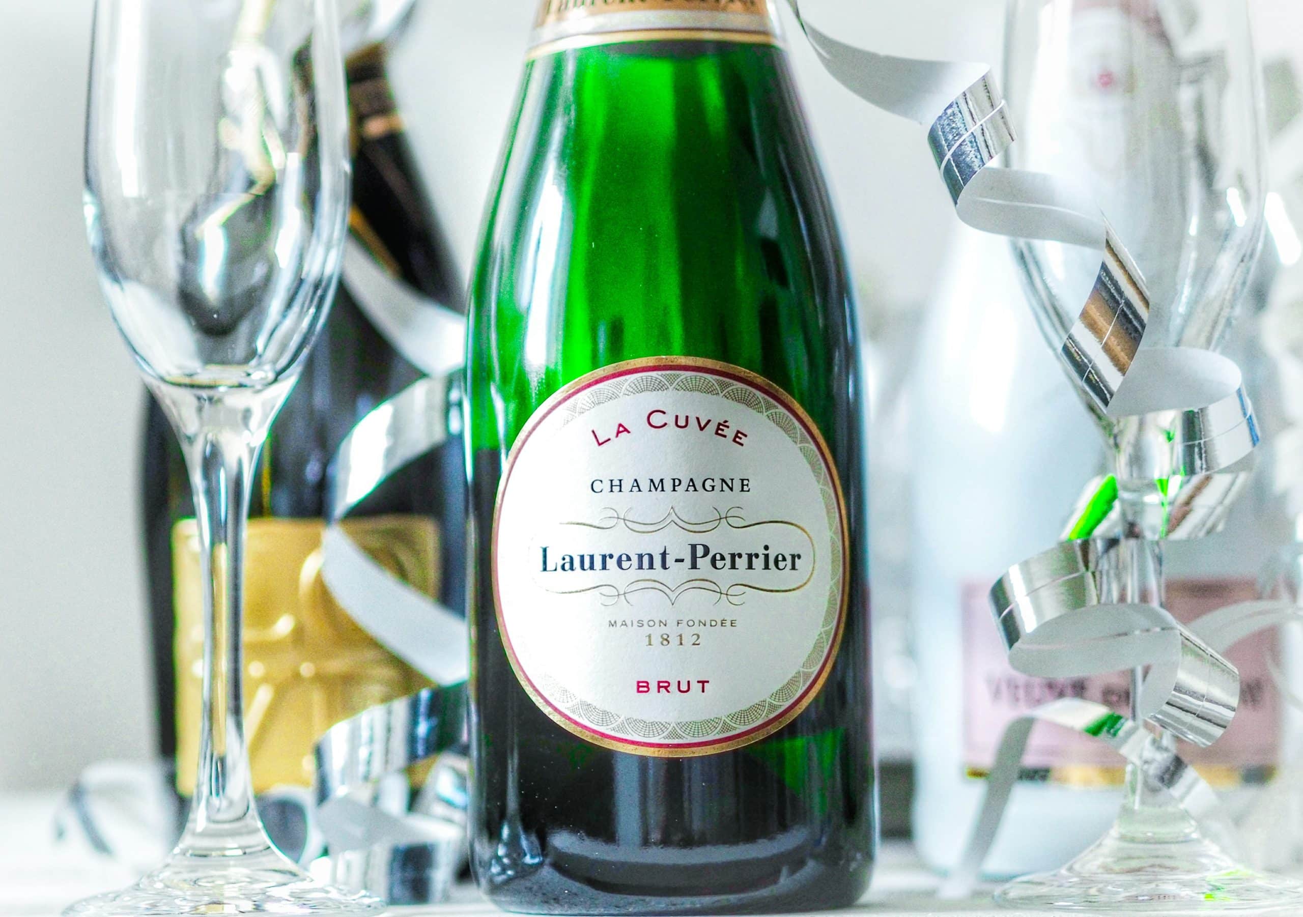 Bouteille de champagne de la marque Laurent Perrier