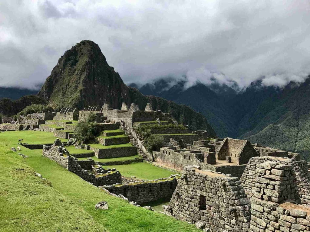 Zone résidentielle des ruines du Machu Picchu 