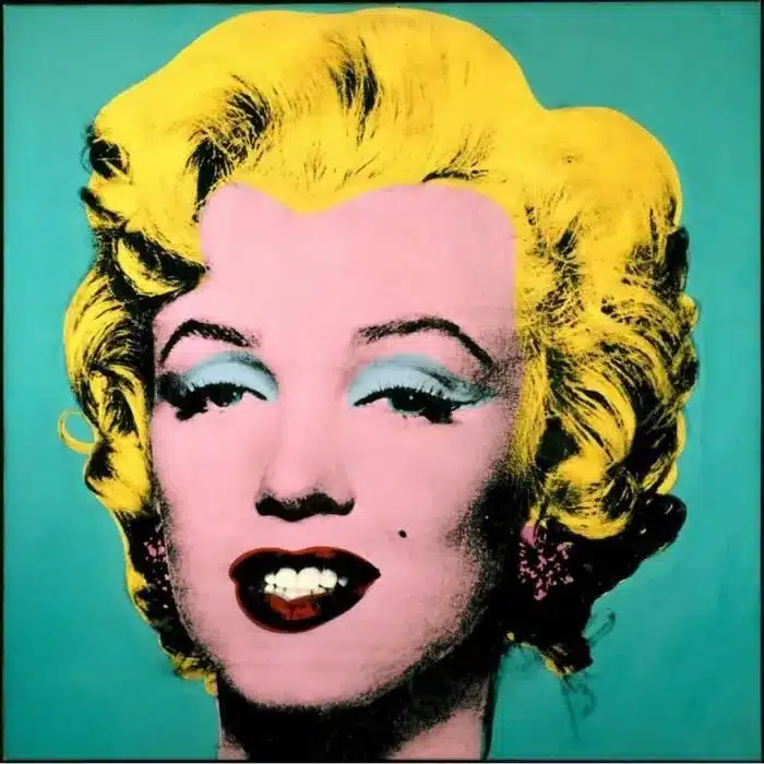 Portrait de Marilyn Monroe par Andy Warhol