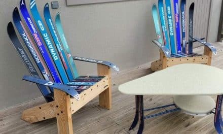 Chérie, j’ai acheté un fauteuil en skis ! Non, non, pas en Skaï, en skis !