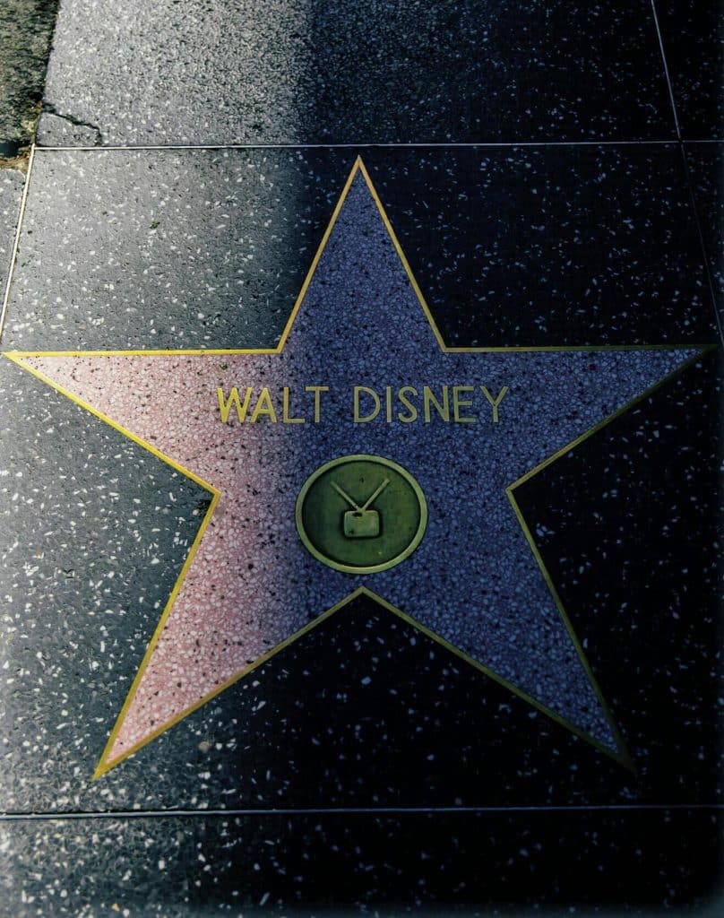 Etoile de Walt Disney sur le Walk of Fame