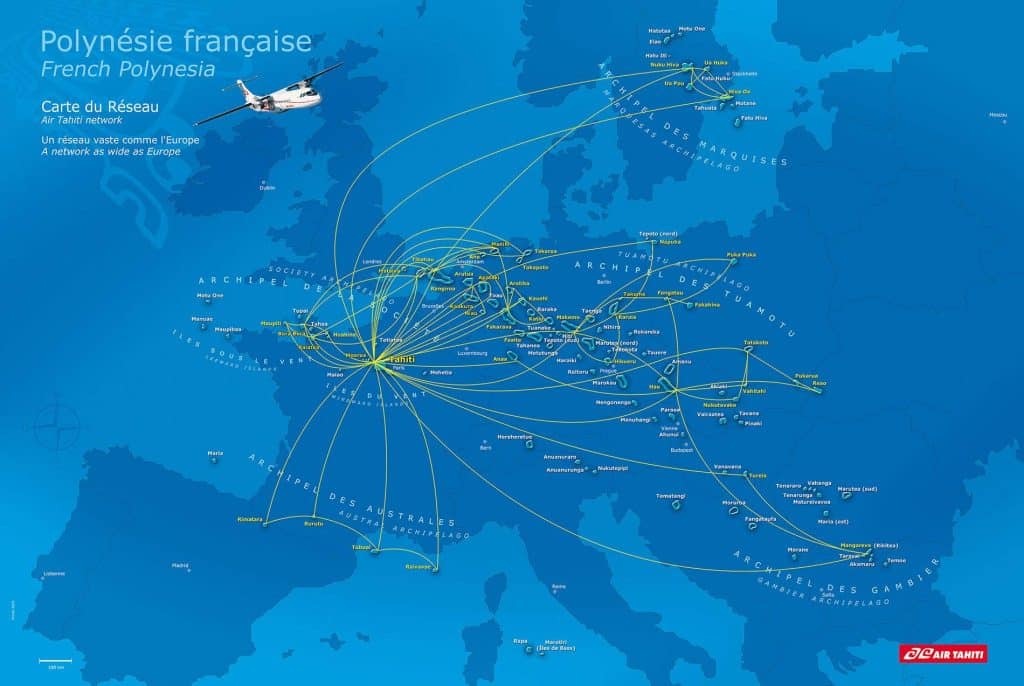 découvrir la polynesie francaise carte de l’europe et polynesie française vaste territoire air tahiti