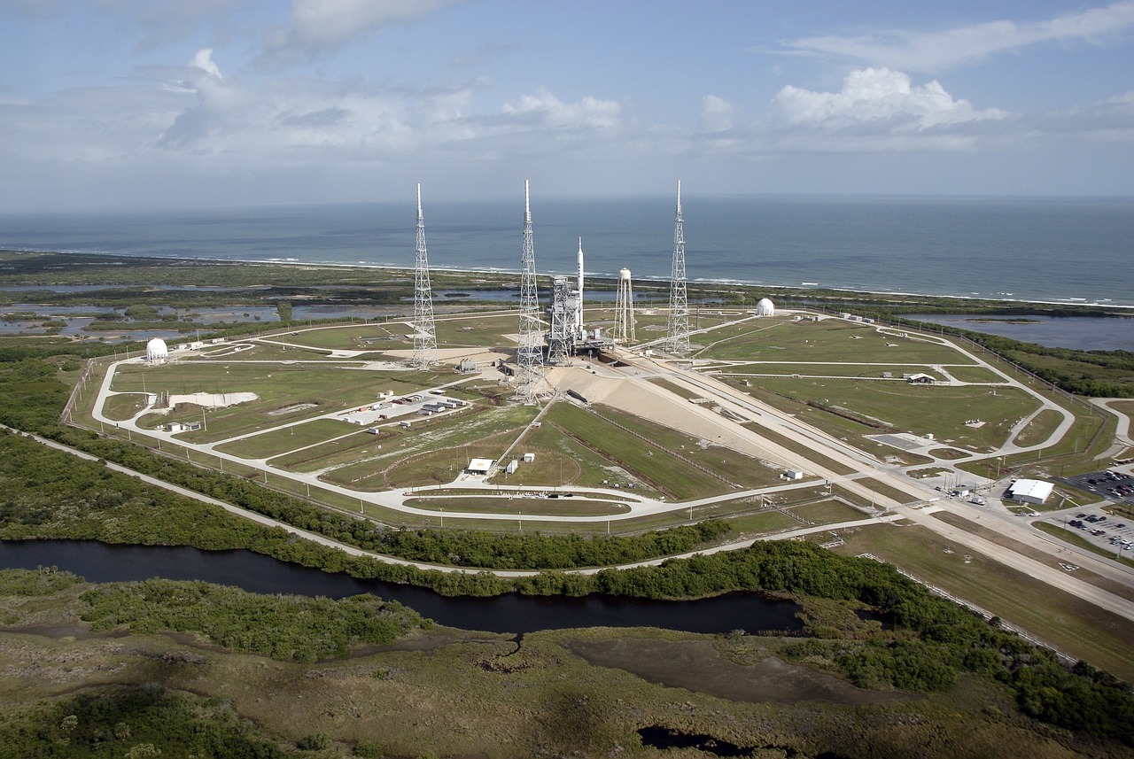 base de lancement de fusées de cap canaveral en Floride