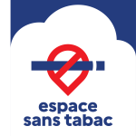 une image de cigarette avec le symbole de l'interdiction marquant les espaces sans tabac